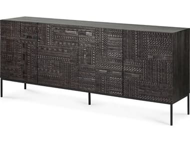 Ethnicraft Teak Black Sideboard ETH12189