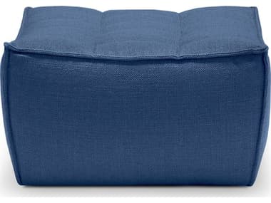 Ethnicraft Blue Footstool ETH20072