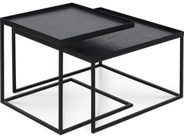 Ethnicraft Square Coffee Table Set ETH20791