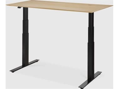 Ethnicraft Oak With Black Adjustable Desk ETH26113