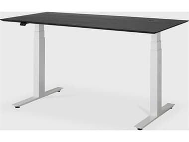 Ethnicraft Oak Black With White Adjustable Desk ETH26175