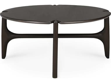 Ethnicraft Mahogany Dark Brown Pi Coffee Table ETH35013