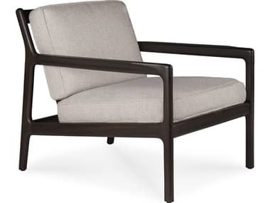 Ethnicraft Mahogany Dark Brown Lounge Chair ETH35102