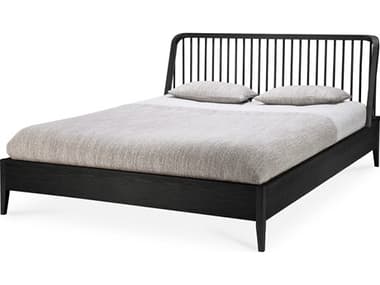 Ethnicraft Spindle Oak Black Bed ETH51238