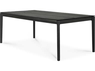 Ethnicraft Bok Oak Black Extendable Dining Table ETH51544