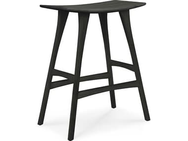 Ethnicraft Oak Black Counter Stool ETH53045