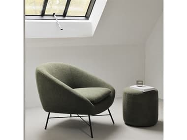 Ethnicraft Barrow Chair and Ottoman Set ETHBARROWLIVINGSET8