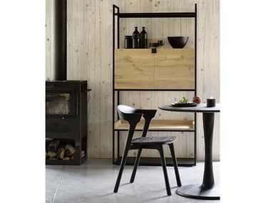 Ethnicraft Bok Oak Wood Dining Room Set ETHBOKDININGSET14