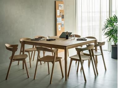 Ethnicraft Bok Oak Wood Dining Room Set ETHBOKDININGSET19