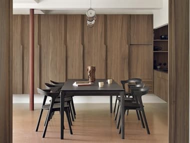 Ethnicraft Bok Oak Wood Dining Room Set ETHBOKDININGSET32