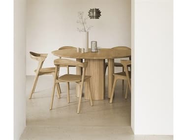 Ethnicraft Bok Oak Wood Dining Room Set ETHBOKDININGSET9
