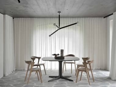 Ethnicraft Corto Oak Wood Dining Room Set ETHCORTODININGSET