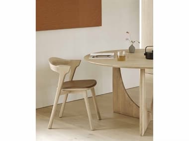 Ethnicraft Geometric Oak Wood Dining Room Set ETHGEOMETRICDININGSET