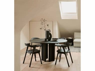 Ethnicraft Rollermax Mahogany Wood Dining Room Set ETHROLLERMAXDININGSET