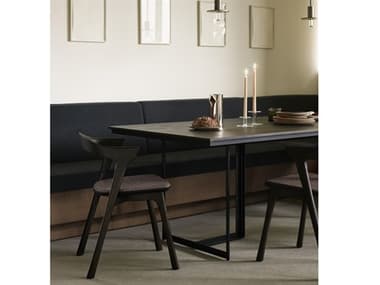 Ethnicraft Tacet Teak Wood Dining Room Set ETHTACETDININGSET