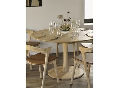 Ethnicraft Torsion Oak Wood Dining Room Set ETHTORSIONDININGSET5