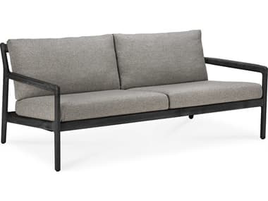 Ethnicraft Outdoor Jack Teak Black And Mocha Sofa ETO10235