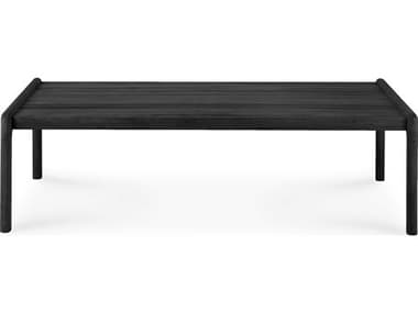 Ethnicraft Outdoor Jack Teak Black Coffee Table ETO10245