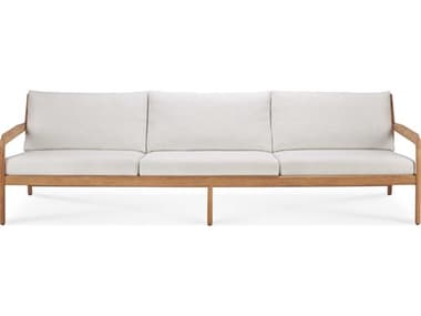 Ethnicraft Outdoor Jack Teak And Off White Sofa ETO10252