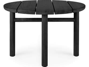 Ethnicraft Outdoor Quatro Teak Black Coffee Table ETO10267