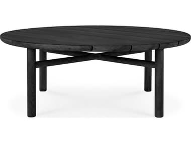 Ethnicraft Outdoor Quatro Teak Black Coffee Table ETO10268