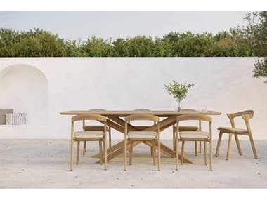 Ethnicraft Outdoor Bok Teak Dining Set ETOBOKDININGSET20