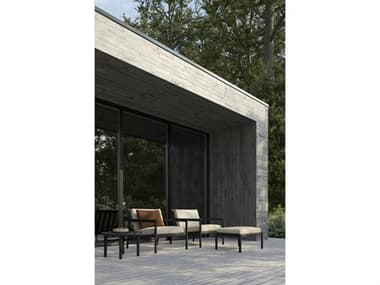 Ethnicraft Outdoor Jack Teak Cushion Lounge Set ETOJACKLOUNGESET4