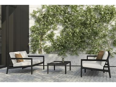 Ethnicraft Outdoor Jack Teak Cushion Lounge Set ETOJACKLOUNGESET6