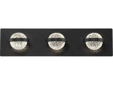 Eurofase Ryder 3-Light Black Vanity Light EUL37069035