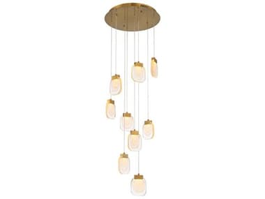 Eurofase Paget 9-Light Gold Pendant EUL38043017