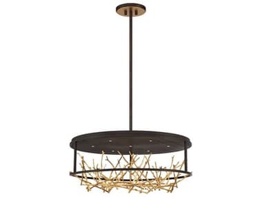 Eurofase Aerie 7-Light Bronze Round Chandelier EUL38097010