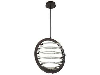 Eurofase Ombra 22" 2-Light Bronze Globe Pendant EUL38150029