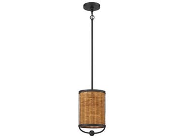 Eurofase Comparelli 1-Light Bronze Cylinder Mini Pendant EUL38158018