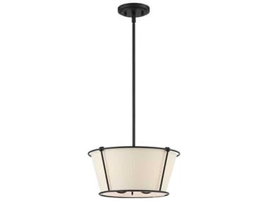 Eurofase Pulito 15" 3-Light Black Pendant EUL39044013