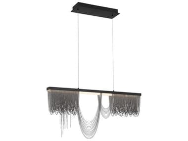 Eurofase Tenda Black Linear Island Pendant EUL39283023