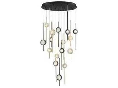 Eurofase Barletta Black Brass Linear Pendant EUL39465030