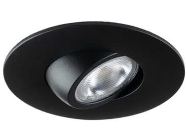 Eurofase Midway 2" Wide 1-Light Black LED Round Recessed Light EUL45364020