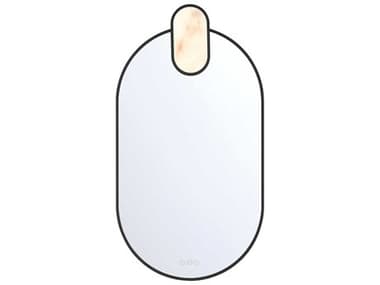 Eurofase Mrissa Black Oval Wall Mirror EUL48510028