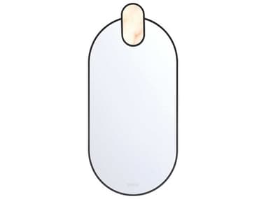 Eurofase Mrissa Black Oval Wall Mirror EUL48511025