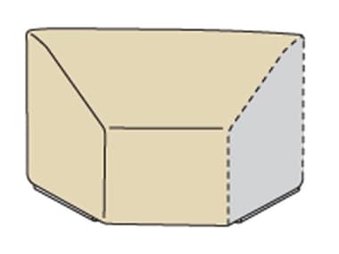 Treasure Garden Modular Wedge Right End (Left Facing) Fits Wedge End Sectional W/Elastic & Spring Cinch Lock EXCP406R