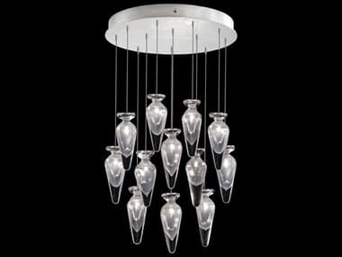 Fine Art Handcrafted Lighting Essence 12-Light Silver Pendant FA1000291