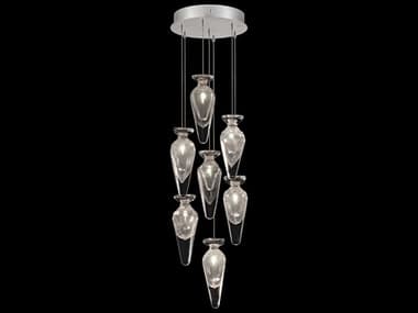 Fine Art Handcrafted Lighting Essence 7-Light Silver Pendant FA1000311