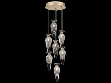 Fine Art Handcrafted Lighting Essence 7-Light Gold Pendant FA1000312