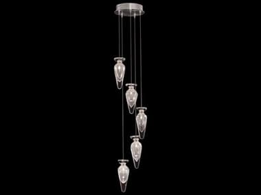 Fine Art Handcrafted Lighting Essence 5-Light Silver Mini Pendant FA1000321