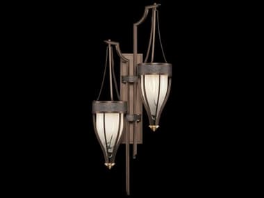 Fine Art Handcrafted Lighting Mirage 2-Light Bronze Traditional Wall Sconce FA1000412