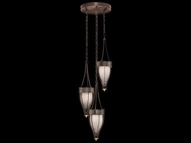 Fine Art Handcrafted Lighting Mirage 3-Light Bronze Traditional Pendant FA1000442