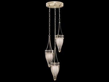 Fine Art Handcrafted Lighting Mirage 3-Light Champagne Silver Traditional Pendant FA1000446