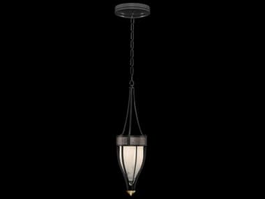 Fine Art Handcrafted Lighting Mirage 1-Light Black Iron Traditional Mini Pendant FA1000451