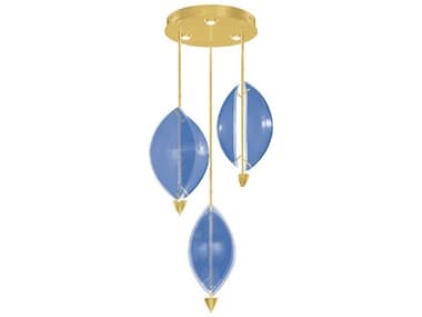 Fine Art Handcrafted Lighting Embark 6-Light Gold Pendant FA1000643