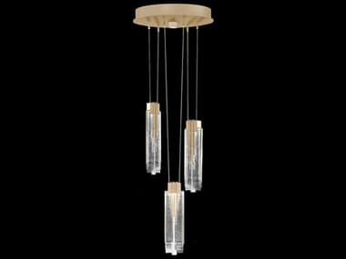 Fine Art Handcrafted Lighting Arpeggio 4-Light Soft Gold Cylinder Pendant FA1000805